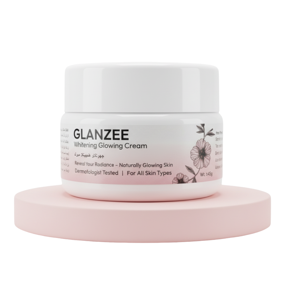 Glanzee Whitening & Glowing Cream for Women-Dry & oily skin formula